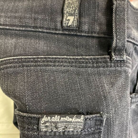#157 7 FOR ALL MANKIND The Floyd Jeans in Black - Picture 12 of 13